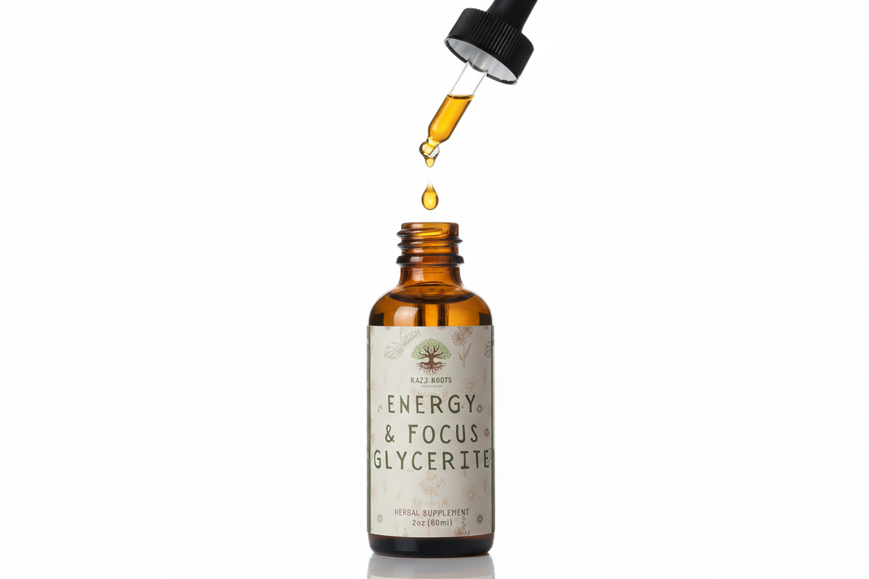 Energy & Focus dropper action