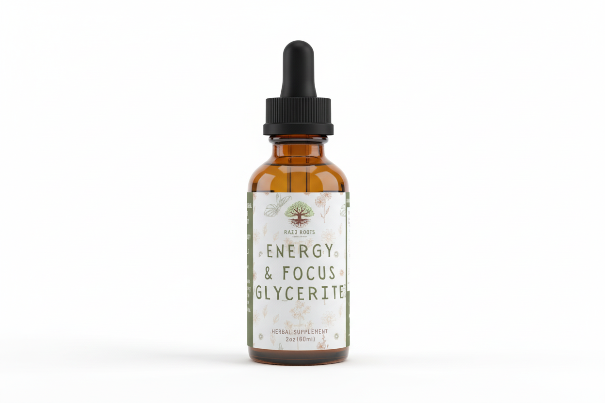 Energy & Focus Glycerite bottle